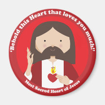 Sacred Heart of Jesus Fridge Magnets