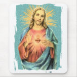 Sacred Heart of Jesus Mouse Pads
