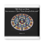 Sacred Heart of Jesus Stained Glass Window magnets