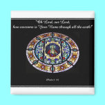 Sacred Heart of Jesus Stained Glass Window magnets