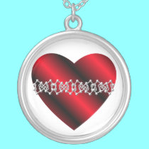 "Sacred Heart of Jesus" Sterling Silver Necklace by Artists4God "Sacred Heart of Jesus" Sterling Silver Necklace