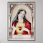 Sacred Heart of Mary Print