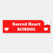 Sacred Heart School Bumper Stickers