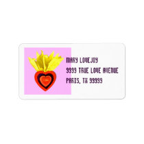 Sacred Heart Shipping Label