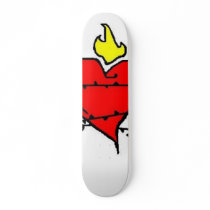 Sacred Heart skateboards by starsnshadows Sacred Heart skateboards
