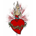 Sacred Heart Tattoo t-shirts