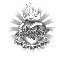Sacred Heart (white) t-shirts by jordclarke Sacred Heart (white) t-shirts