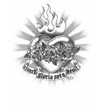 Sacred Heart (white) Tshirts
