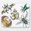 Sacred Insects Mousepad by Creep1973 Sacred Insects Mousepad