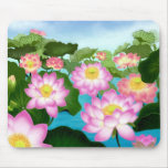 Sacred Lotus Plants Mouse Mats