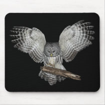 Sacred Owl Mousepad by Singletree3 Sacred Owl Mousepad