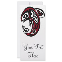 'Sacred Salmon' Rack Card Design