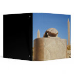 Sacred scarab statue in the Temple of Amun 3 Ring Binder