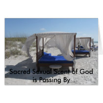 Sacred Sexual Scent of God is Passing By cards