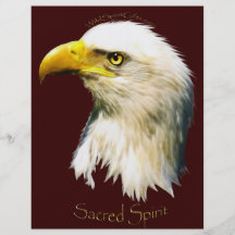 SACRED SPIRIT Bald Eagle Flyer Design