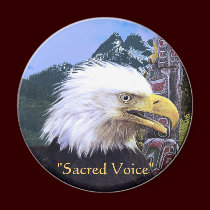 SACRED VOICE ~ Art Magnet by RavenSpiritPrints SACRED VOICE ~ Art Magnet
