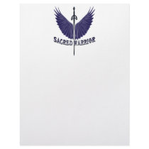SACRED WARRIOR LETTERHEAD DESIGN