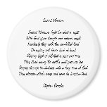 Sacred Warrior Poem magnets