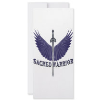 SACRED WARRIOR rack cards by sacredwarrior SACRED WARRIOR rack cards