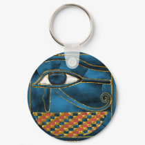 Sacred Wedjat keychains by arthistory Sacred Wedjat keychains