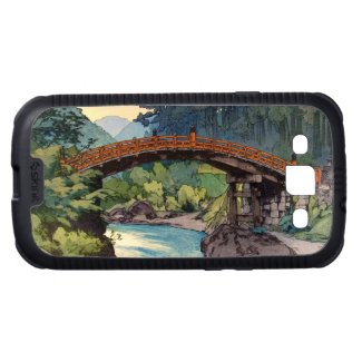 Sacret Bridge in Nikko Hiroshi Yoshida hanga art Samsung Galaxy S3 Case