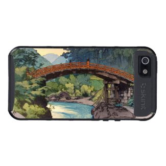 Sacret Bridge in Nikko Hiroshi Yoshida hanga art iPhone 5 Covers