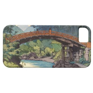 Sacret Bridge in Nikko Hiroshi Yoshida hanga art iPhone 5 Cover