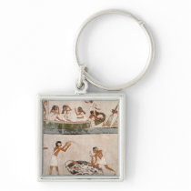 Sacrifice and purification of a bull key chains
