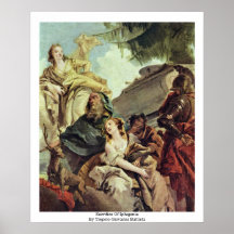Sacrifice Of Iphigenia Poster
