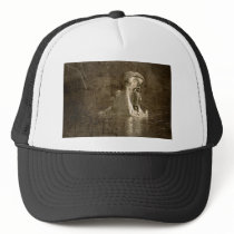 sacrifice to the hippo god trucker hats