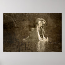 sacrifice to the hippo god print