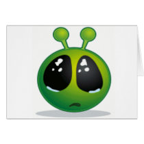 Sad Alien Smiley