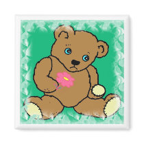 Sad Bear Magnet