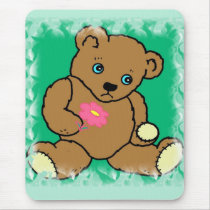 Sad Bear Mousepad by kidsworld Sad Bear Mousepad