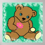Sad Bear Poster