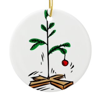 Sad Christmas Tree ornament