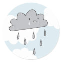 Sad Cloud stickers