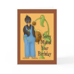 Sad Country Crow Belated Birthday cards
