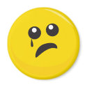 Sad Crying Cute Smiley Face magnets