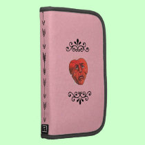 Sad Crying Red Heart Face planners