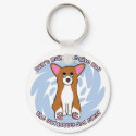 Sad Dog Eyes Pembroke Welsh Corgi Keychain by MenagerieMayhem Sad Dog Eyes Pembroke Welsh Corgi Keychain