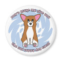 Sad Dog Eyes Pembroke Welsh Corgi Magnet by MenagerieMayhem Sad Dog Eyes Pembroke Welsh Corgi Magnet