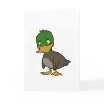 Sad Duck Card (Blank Inside) by stlewis75 Sad Duck Card (Blank Inside)