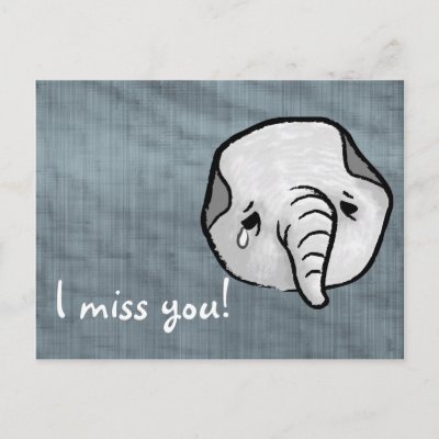 sad elephant