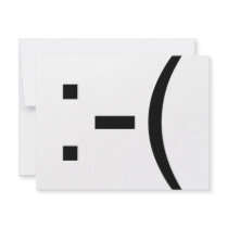 Sad Emoticon! geek products! Invites