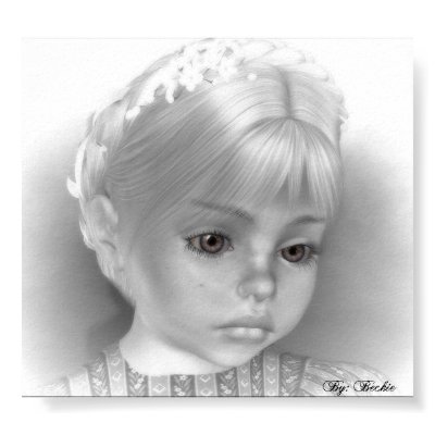 Sad Eyes Poster by BrokenWings3D