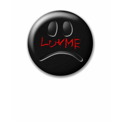 SAD FACE-black T Shirts by LUVMECLOTHING