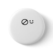 Sad Face Pinback Button