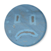 Sad Face Magnet by PoetryvsArt Sad Face Magnet
