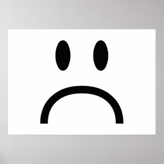 Sad Face Posters, Sad Face Prints, Art Prints, Poster Designs